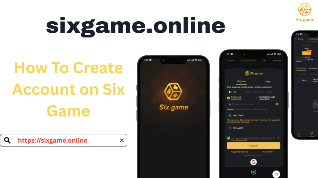 How To Create Account on Six Game