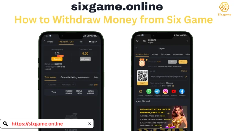 How to Withdraw Money from Six Game